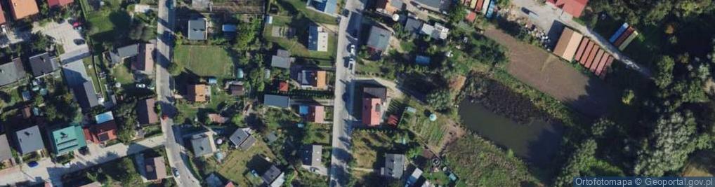 Zdjęcie satelitarne Działkowa ul.
