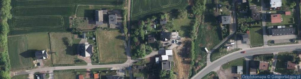 Zdjęcie satelitarne Działkowa ul.