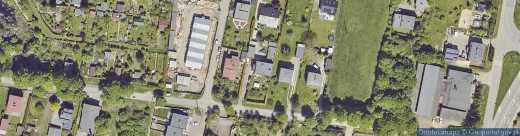 Zdjęcie satelitarne Działkowców ul.