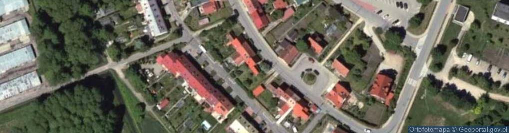 Zdjęcie satelitarne Dziękczynna ul.