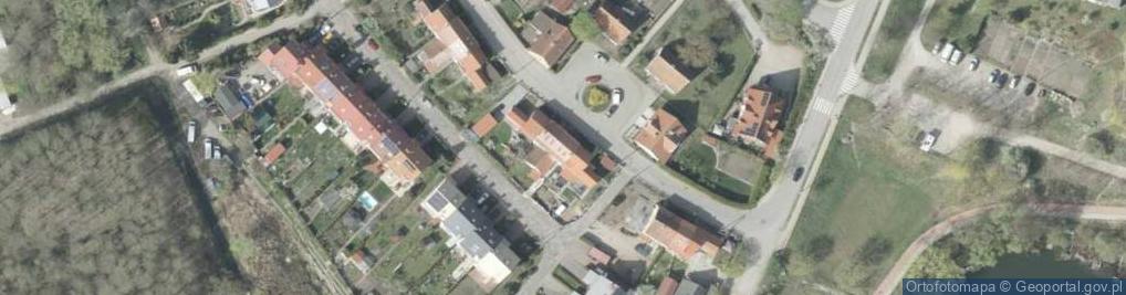 Zdjęcie satelitarne Dziękczynna ul.