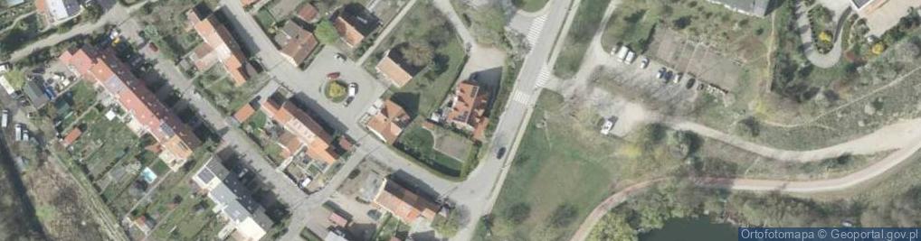 Zdjęcie satelitarne Dziękczynna ul.