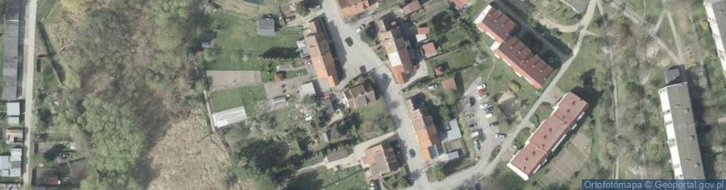 Zdjęcie satelitarne Dziękczynna ul.