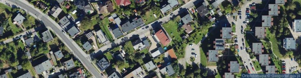 Zdjęcie satelitarne Działkowa ul.
