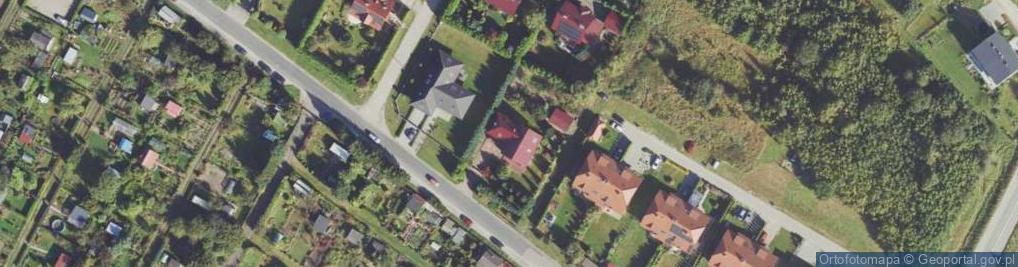 Zdjęcie satelitarne Działkowców ul.