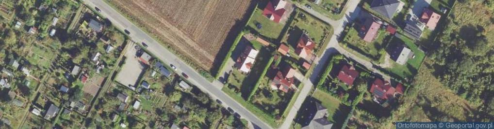 Zdjęcie satelitarne Działkowców ul.