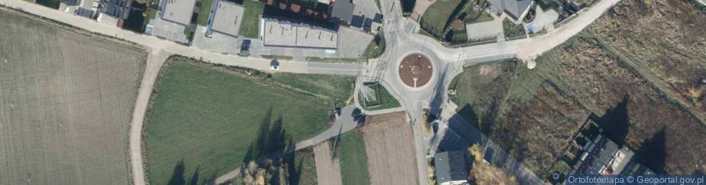 Zdjęcie satelitarne Dzikiej Róży ul.