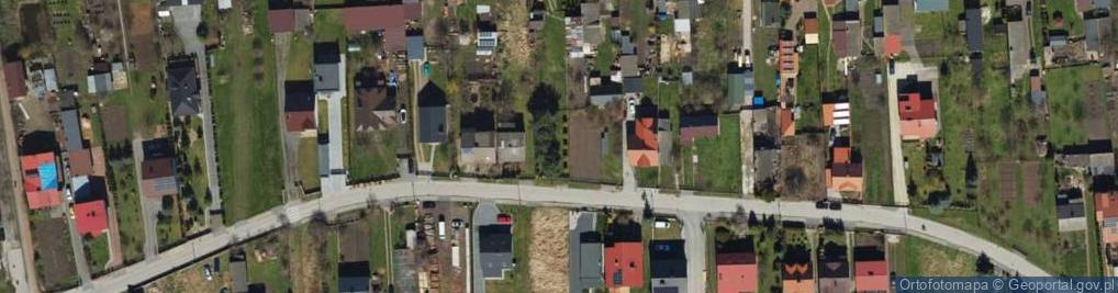 Zdjęcie satelitarne Działkowa ul.