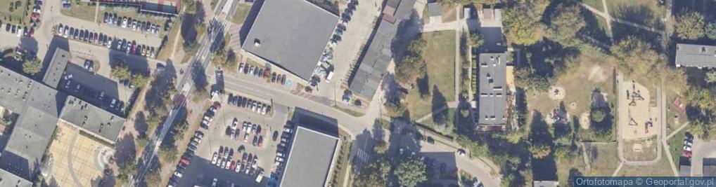 Zdjęcie satelitarne Dzieci Polskich ul.