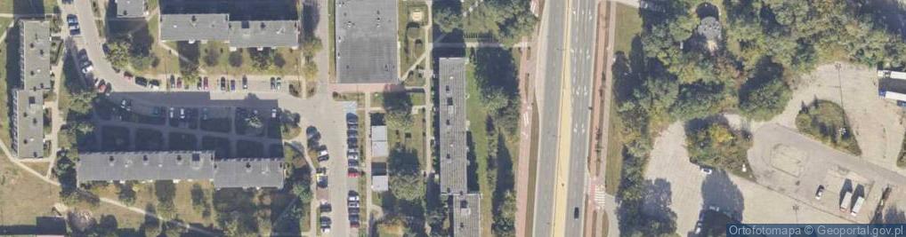 Zdjęcie satelitarne Dzieci Polskich ul.