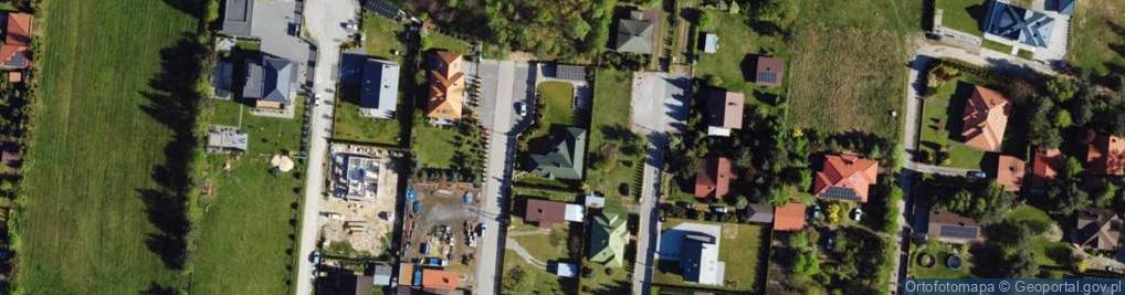 Zdjęcie satelitarne Dzikiej Róży ul.