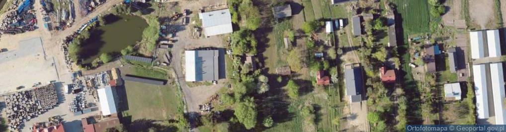 Zdjęcie satelitarne Działkowa ul.