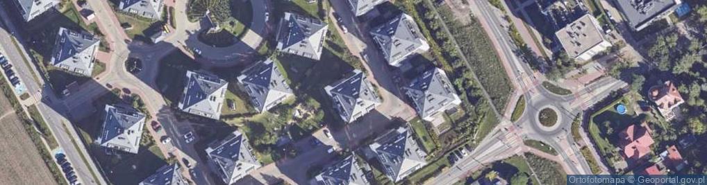 Zdjęcie satelitarne Działkowa ul.