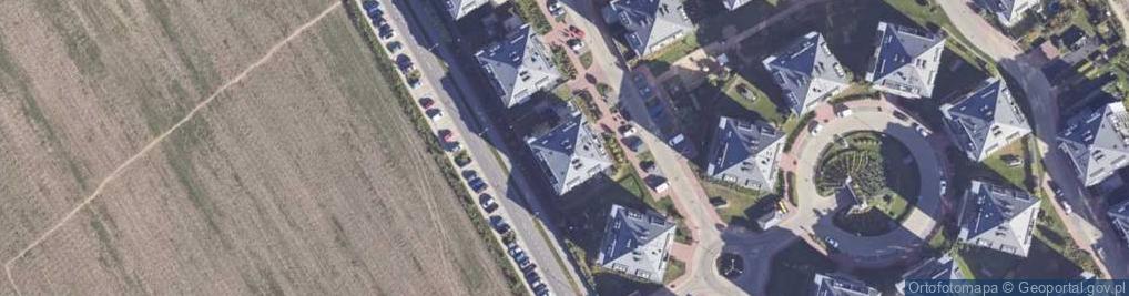 Zdjęcie satelitarne Działkowa ul.