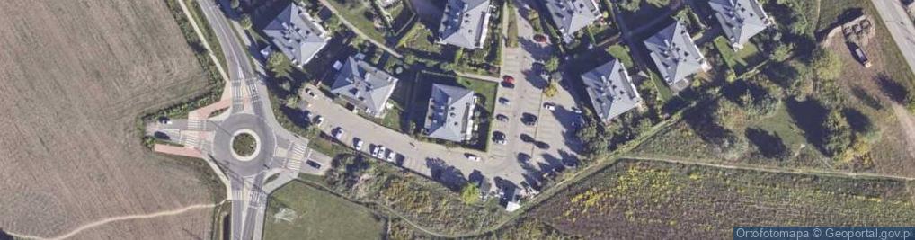 Zdjęcie satelitarne Działkowa ul.