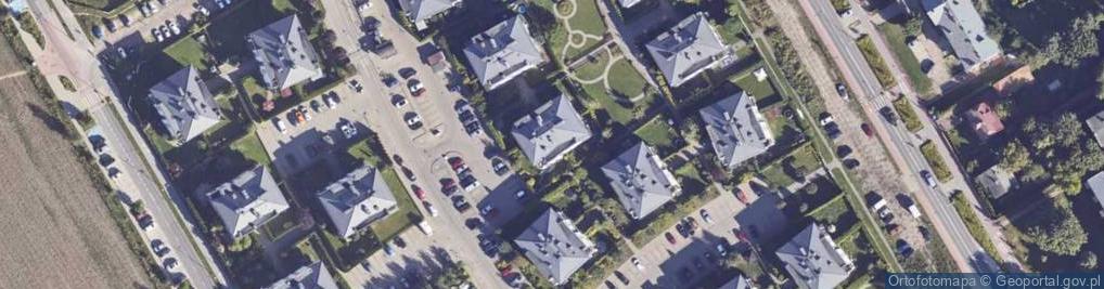 Zdjęcie satelitarne Działkowa ul.