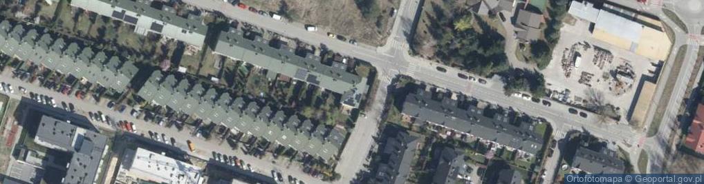 Zdjęcie satelitarne Dzikiej Jabłoni ul.