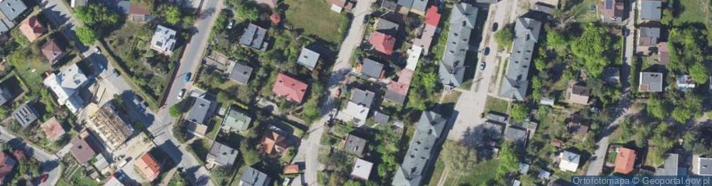Zdjęcie satelitarne Działkowa ul.