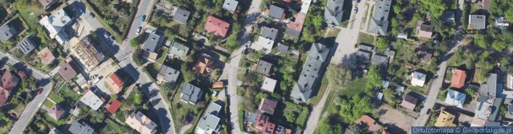 Zdjęcie satelitarne Działkowa ul.