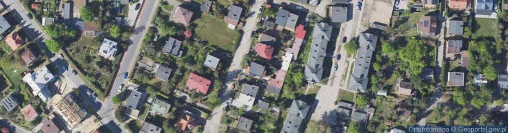 Zdjęcie satelitarne Działkowa ul.
