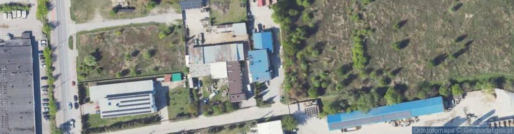 Zdjęcie satelitarne Dziewiarska ul.