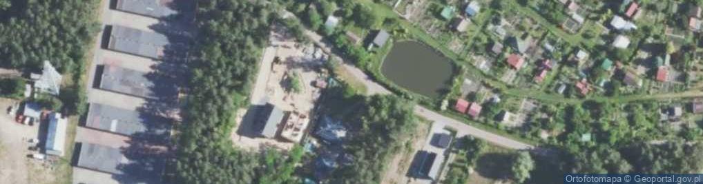 Zdjęcie satelitarne Działkowców ul.