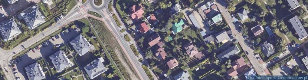 Zdjęcie satelitarne Działkowa ul.