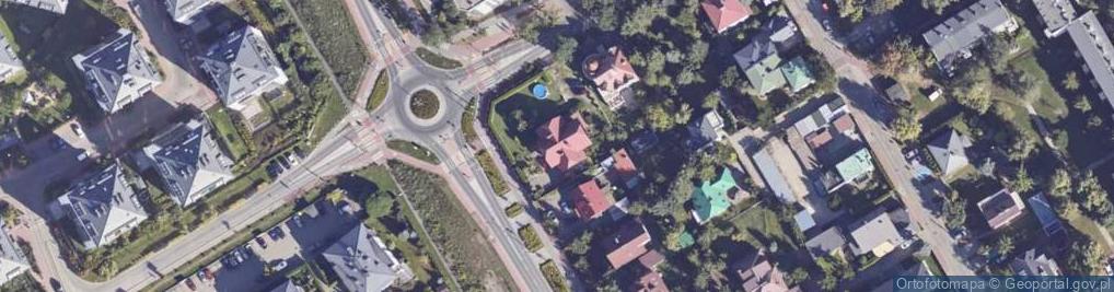 Zdjęcie satelitarne Działkowa ul.