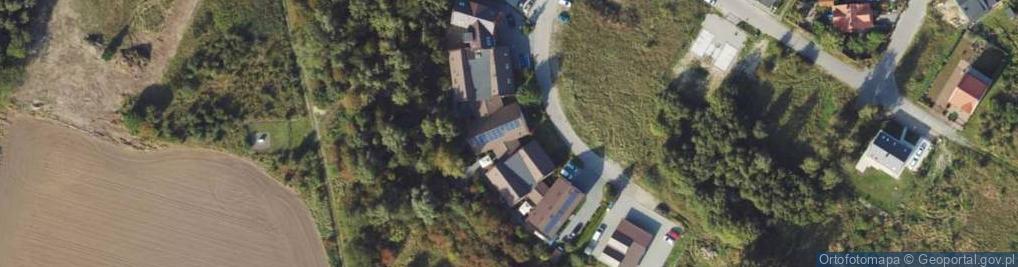 Zdjęcie satelitarne Dziedzictwa Jana Pawła II ul.