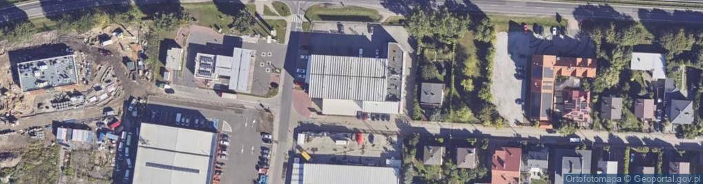 Zdjęcie satelitarne Działkowa ul.