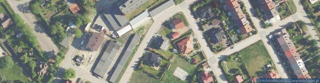 Zdjęcie satelitarne Działoszyńskiego, płk. ul.
