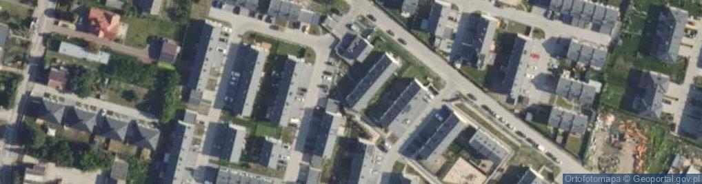 Zdjęcie satelitarne Dzikiej Gruszy ul.