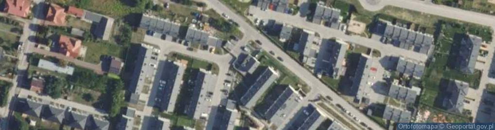 Zdjęcie satelitarne Dzikiej Gruszy ul.