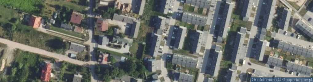 Zdjęcie satelitarne Dzikiej Gruszy ul.