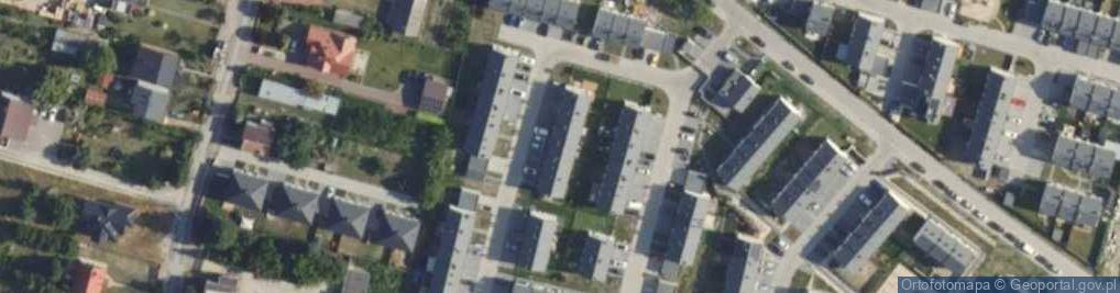 Zdjęcie satelitarne Dzikiej Gruszy ul.