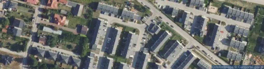 Zdjęcie satelitarne Dzikiej Gruszy ul.