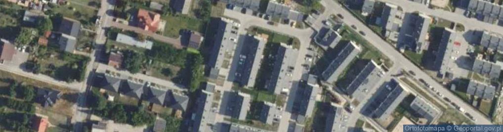 Zdjęcie satelitarne Dzikiej Gruszy ul.
