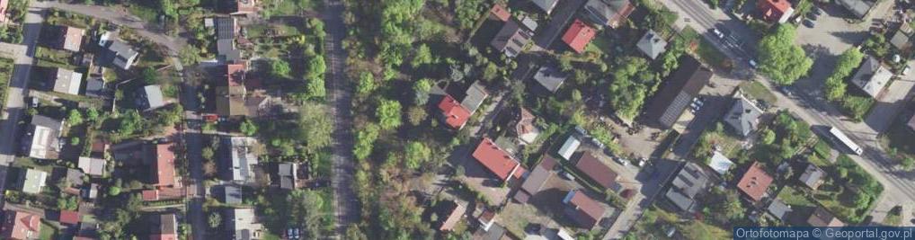Zdjęcie satelitarne Działkowa ul.