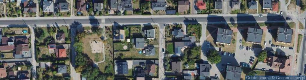 Zdjęcie satelitarne Działkowa ul.