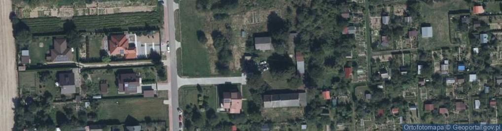 Zdjęcie satelitarne Działkowca ul.