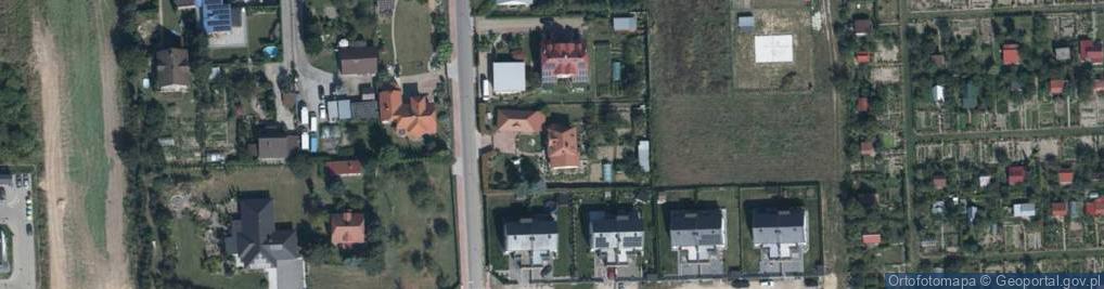 Zdjęcie satelitarne Działkowca ul.