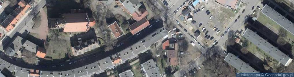 Zdjęcie satelitarne Dziennikarska ul.