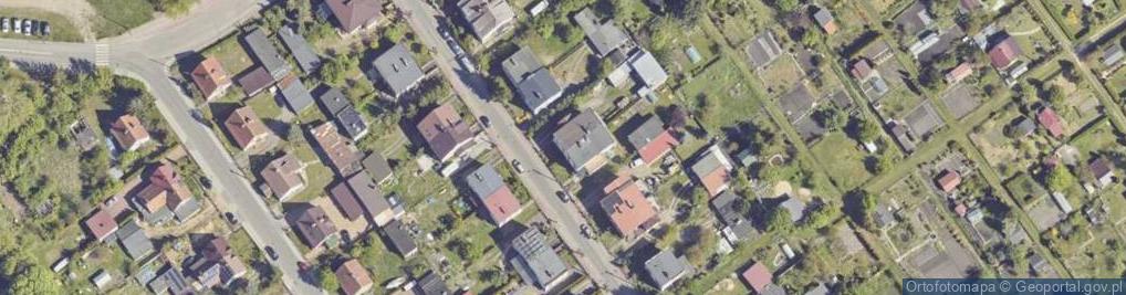 Zdjęcie satelitarne Działkowa ul.