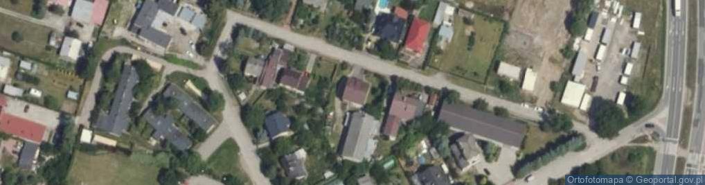 Zdjęcie satelitarne Działkowa ul.