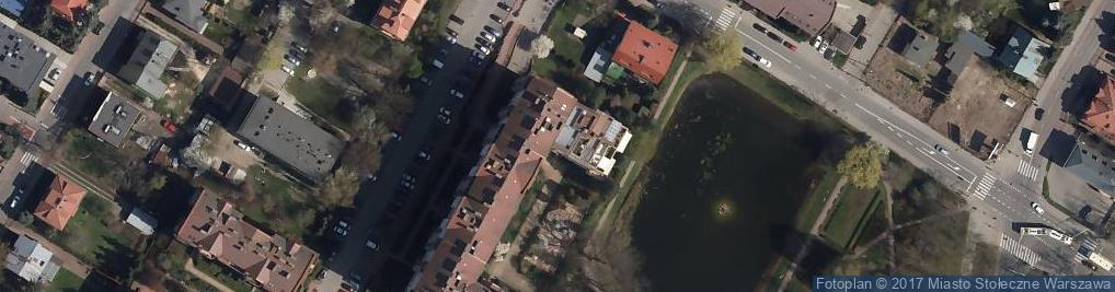 Zdjęcie satelitarne Dzieci Warszawy ul.