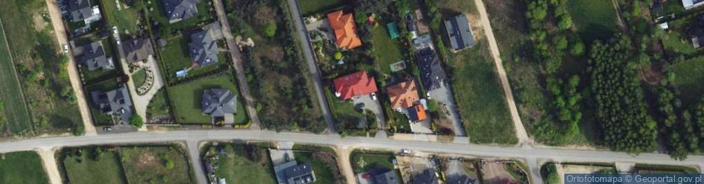 Zdjęcie satelitarne Działkowa ul.