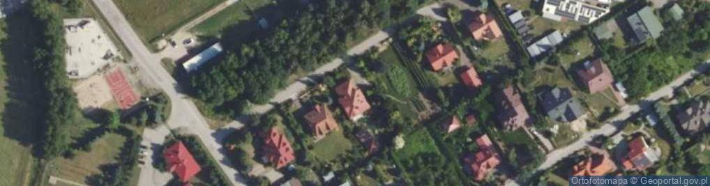 Zdjęcie satelitarne Dzikie Pola ul.