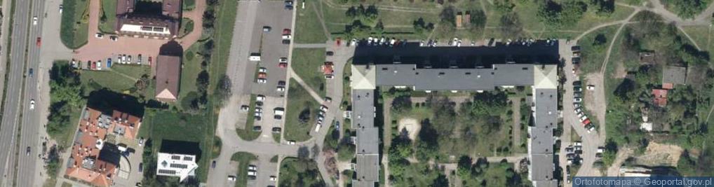 Zdjęcie satelitarne Działkowa ul.