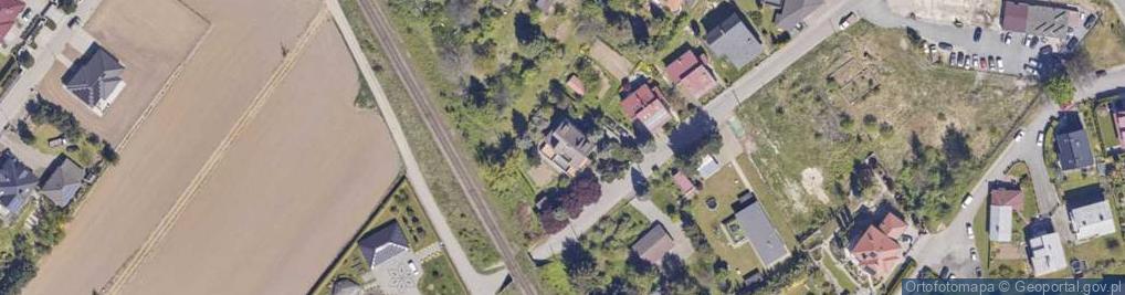 Zdjęcie satelitarne Działkowca ul.