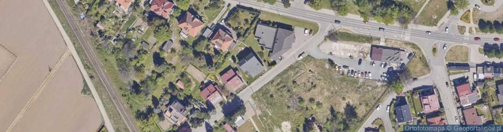 Zdjęcie satelitarne Działkowca ul.